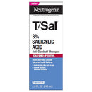 NEUTROGENA T/SAL 3% SALICYLIC ACID ANTI DANDRUFF SHAMPOO 8oz (CS/6)