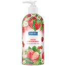 LUCKY SUPER SOFT REVITALIZING HAND SOAP 14oz FRESH STRAWBERRY (cs/12)