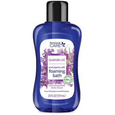 PERSONAL CARE EPSOM SALT FOAM BATH 20oz LAVENDER (cs/12)