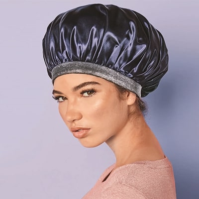 ADAMA LUXY BONNET NAVY/SILVER