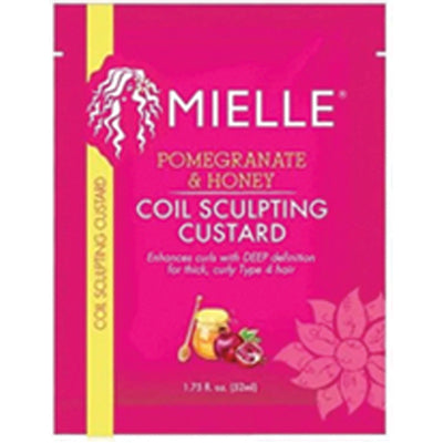 MIELLE POMEGRANATE & HONEY COIL SCULPT CUST 1.75oz PACK (cs/24)