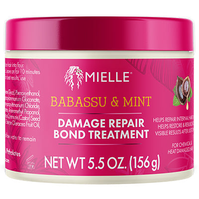 MIELLE BABASSU & MINT DAMAGE REPAIR BOND TREATMENT 5.5oz