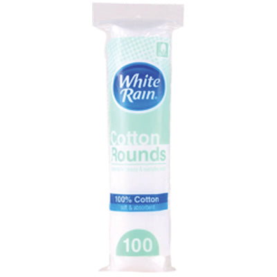 WHITE RAIN COTTON ROUNDS 24 COUNT (cs/24)