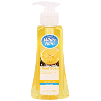 WHITE RAIN HAND SOAP ANTI-BACT LEMON 7.5oz (cs/12)