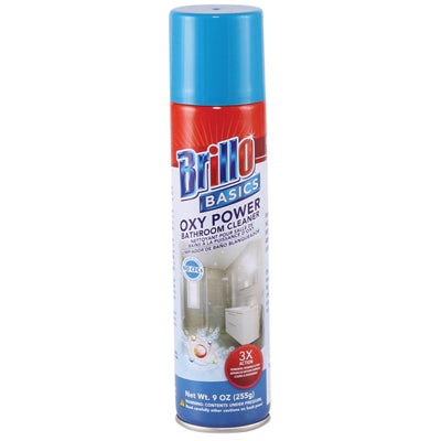 BRILLO BATHROOM OXY CLEANER 9oz (cs/12)