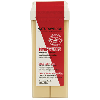 NATURAVERDE PRO WAX ROLL-ON 3.5 oz POMEGRANATE