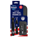 BARBASOL ALL IN ONE MEN'S  TRAVEL GROOMING SET