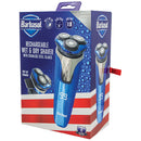 BARBASOL RECHARGEABLE WET & DRYSHAVER WITH LED