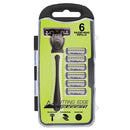 CUTTING EDGE RUGGED MANUAL RAZOR GREEN W/ 6 RAZOR HEAD REFILLS