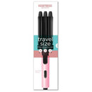 HOLLYWOOD XPRESSIONS TRAVEL SIZE 3 BARREL CURLING IRON PINK
