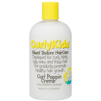 CURLY KIDS CURL POPPIN CREME 12oz (cs/6)