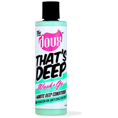 THE DOUX WASH + GO THAT'S DEEP 5-MINUTE DEEP CONDITIONER 8oz