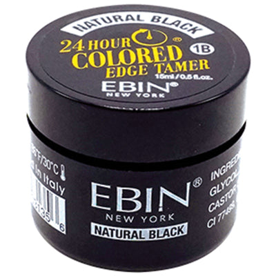 EBIN 24 HOUR EDGE TAMER COLORED .5oz 1B NATURAL BLACK (DL/36)