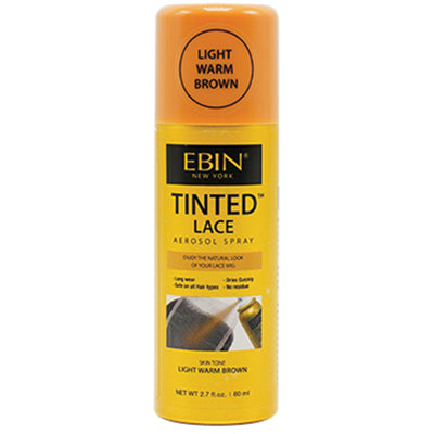 EBIN TINTED LACE SPRAY 2.7oz LIGHT WARM BROWN