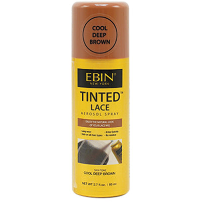 EBIN TINTED LACE SPRAY 2.7oz COOL DEEP BROWN