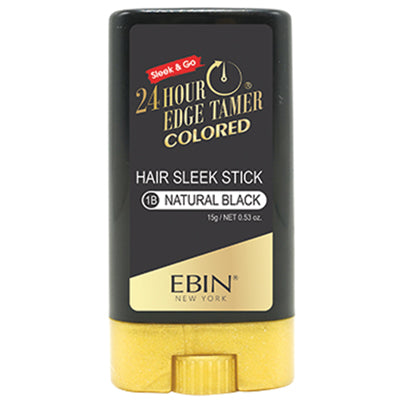 EBIN 24 HOUR EDGE TAMER COLORED STICK .53oz 1B NATURAL BLACK