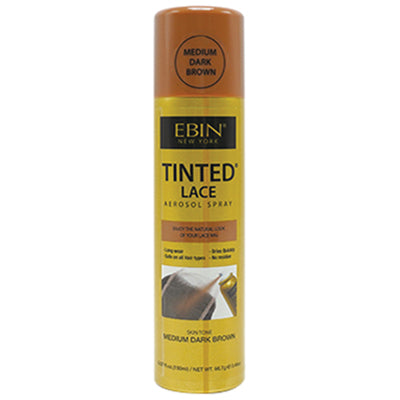 EBIN TINTED LACE SPRAY 5.07oz MEDIUM DARK BROWN