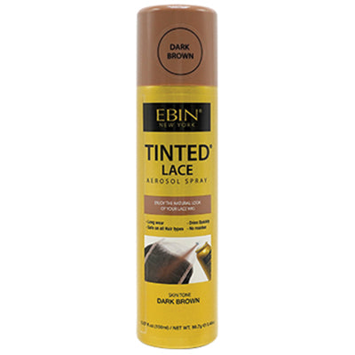 EBIN TINTED LACE SPRAY 5.07oz DARK BROWN