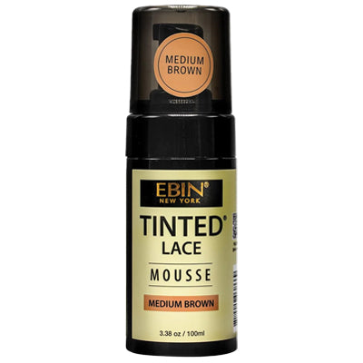 EBIN TINTED LACE MOUSSE 3.38oz MEDIUM BROWN