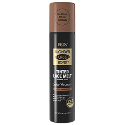 EBIN WONDER LACE BOND TINTED MELT SPRAY 3.38oz MED DRK BROWN