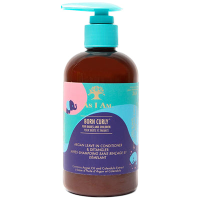 AS I AM BORN CURLY LEAVE IN CONDITIONER 8oz (cs/6)