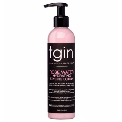 TGIN ROSEWATER HYDRATING STYLING LOTION 8oz (cs/6)