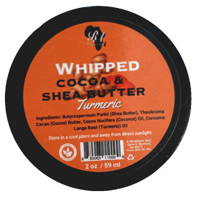 RA COSMETICS COCOA & SHEA BUTTER WHIPPED 2oz TURMERIC