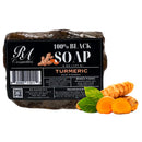 RA COSMETICS 100% AFRICAN BLACK SOAP BAR 5oz TURMERIC