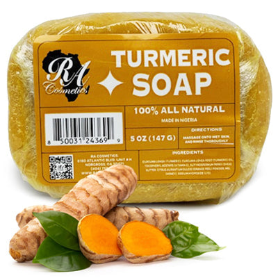 RA COSMETICS 100% ALL NATURAL TURMERIC SOAP 5oz
