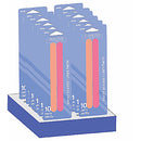 DIAMOND 12 PIECE DISPLAY COLORED EMERY BOARD (2 DISPLAYS)