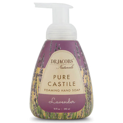 DR.JACOBS FOAMING CASTILE HAND SOAP 10oz LAVENDAR (CS/6)