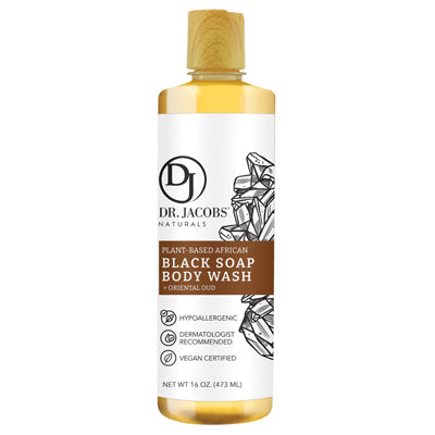 DR.JACOBS BLACK SOAP BODY WASH 16oz OUD