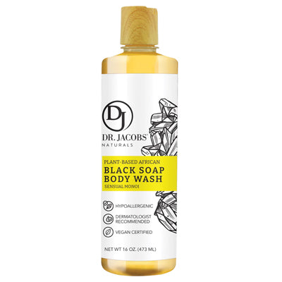DR.JACOBS BLACK SOAP BODY WASH 16oz MONOI