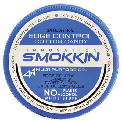 SMOKKIN 4-IN-1 MULTI PURPOSE HAIR WAX 5.9oz 175ml COTTON CANDY BLUE