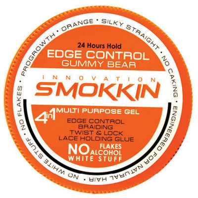 SMOKKIN 4-IN-1 MULTI PURPOSE HAIR WAX 5.9oz 175ml GUMMY BEAR ORANGE