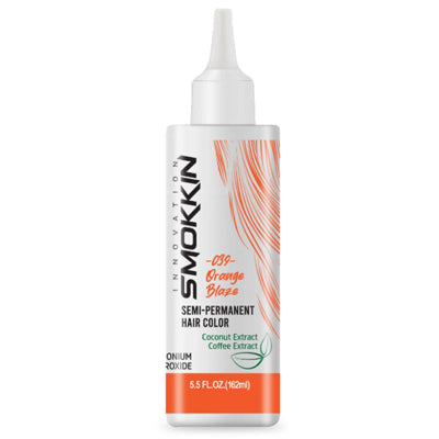 SMOKKIN SEMI PERMANENT HAIR COLOR 5.5oz 162ml ORANGE BLAZE 039 (DL/12)