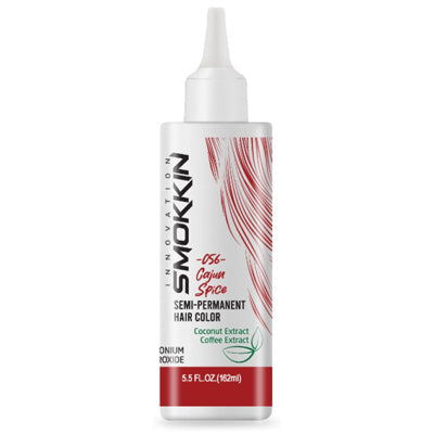SMOKKIN SEMI PERMANENT HAIR COLOR 5.5oz 162ml CAJUN SPICE 056 (DL/12)