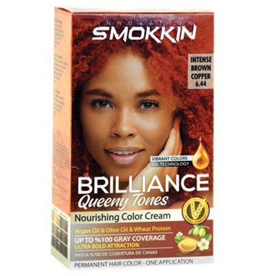 SMOKKIN BRILLIANCE HAIR COLOR KIT INTENSE BROWN COPPER 6.44 (cs/12)