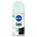 NIVEA ROLL ON DEODORANT 50ml BLACK & WHITE INVISIBLE FRESH AP