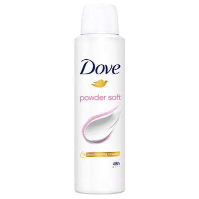 DOVE DEODORANT SPRAY 150ml POWDER SOFT (CS/6)