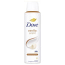 DOVE DEODORANT SPRAY 150ml VANILLA (CS/6)