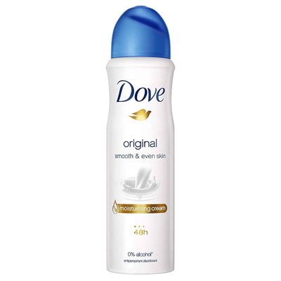 DOVE DEODORANT SPRAY 150ml ORIGINAL (CS/6)