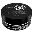 RED ONE AQUA HAIR WAX 5oz 150ML BLACK (DL/12)