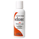 ADORE SEMI PERMANENT HAIR COLOR 4oz ORANGE BLAZE #39 (DL/12) #76010039