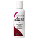 ADORE SEMI PERMANENT HAIR COLOR 4oz WILD CHERRY #69 (DL/12) #76010069