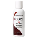 ADORE SEMI PERMANENT HAIR COLOR 4oz RICH AMBER #78 (DL/12) #76010078