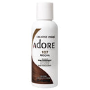 ADORE SEMI PERMANENT HAIR COLOR 4oz MOCHA #107 (DL/12) #76010107