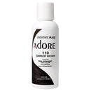 ADORE SEMI PERMANENT HAIR COLOR 4oz DARKEST BROWN #110 (DL/12) #76010110