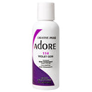 ADORE SEMI PERMANENT HAIR COLOR 4oz VIOLET GEM #114 (DL/12) #76010114
