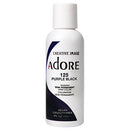 ADORE SEMI PERMANENT HAIR COLOR 4oz PURPLE BLACK #125 (DL/12) #76010125